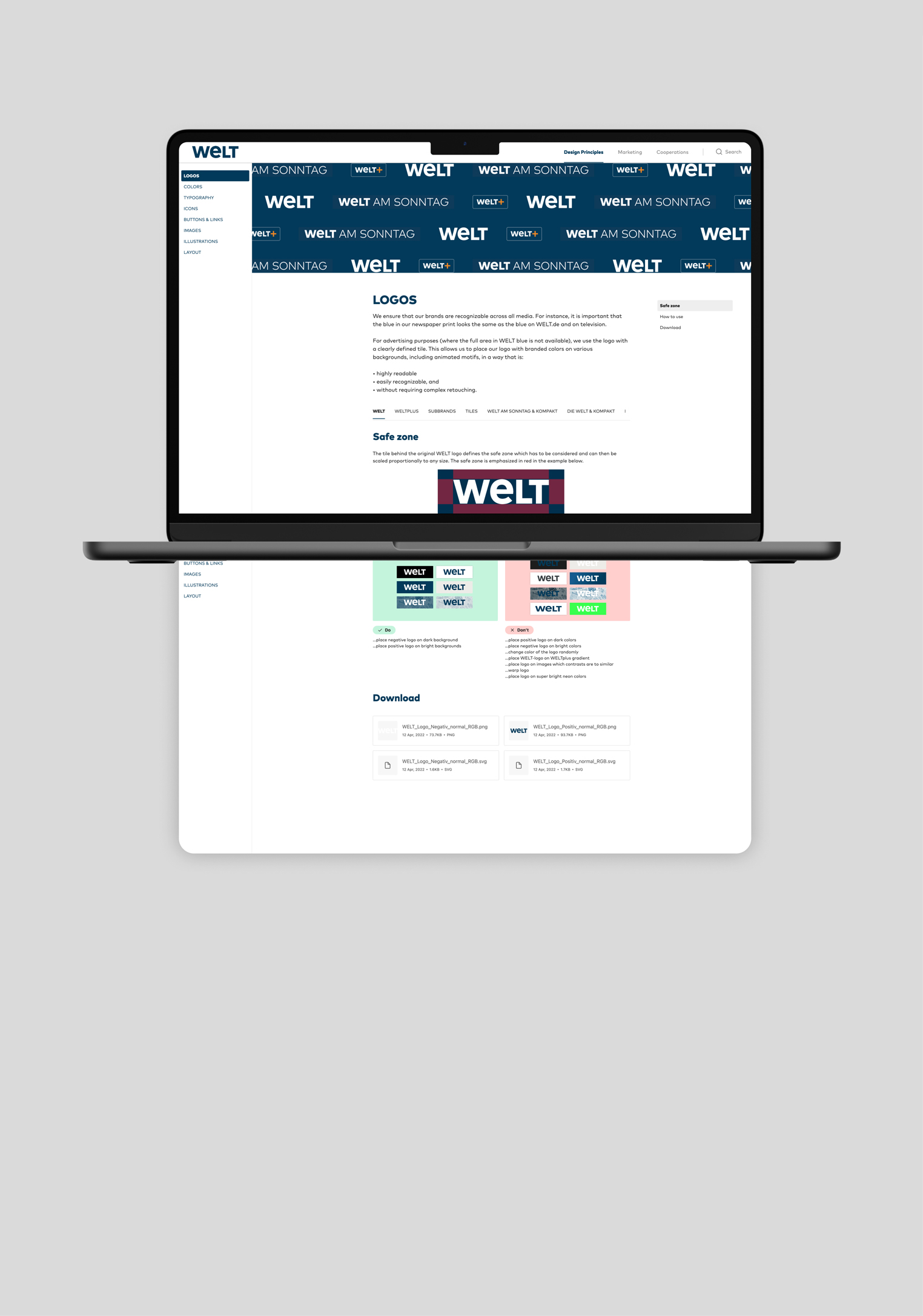 WELT Logos Styleguide
